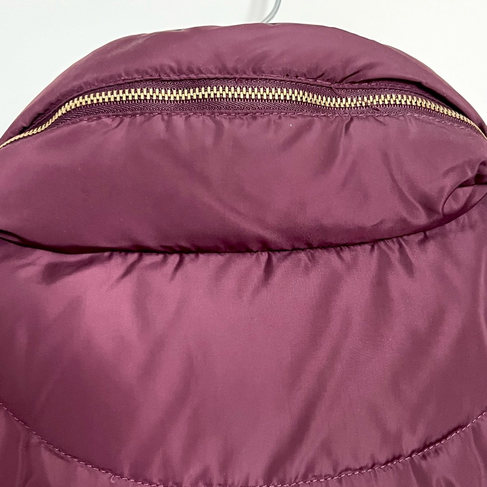 NWT $275 Cole Haan Puffer Jacket PXS Petite XS Burgundy NEVER WORN - Picture 11 of 16